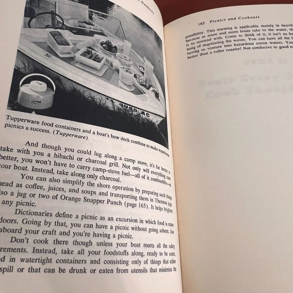 The Complete Outdoor Cookbook Dan Morris 1970 Hardcover Vintage First Edition